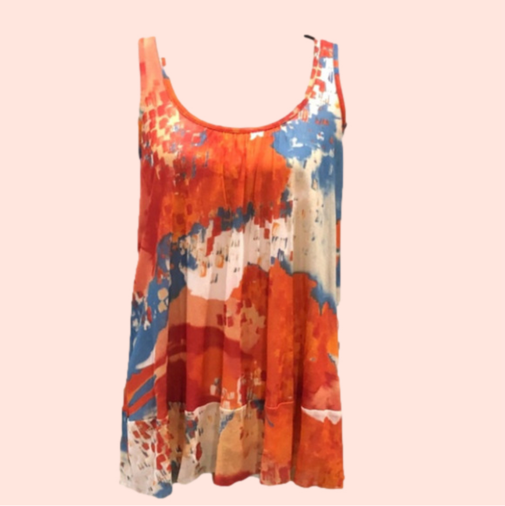 Anthropologie Weston Wear Visual Language Tank M